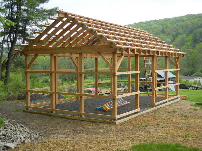 Pole Barn Engineered Plans shed kit plans free